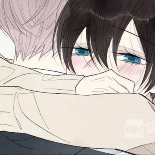 anime, picture, anime art, anime characters, the boy is crying