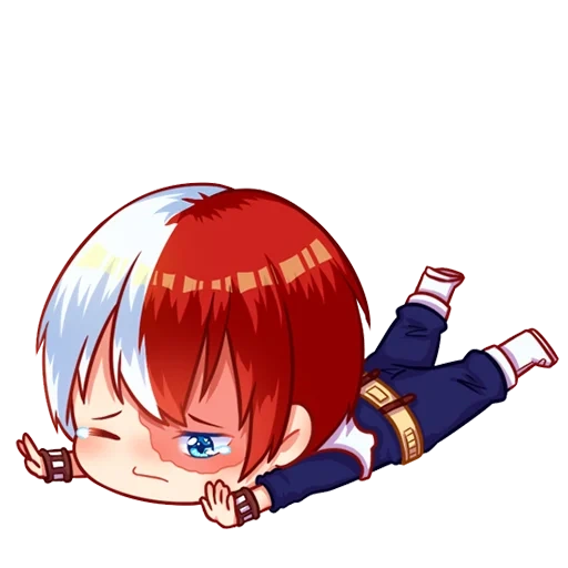 chibi todoreki, todoroki shoto, todoroki chibik, todoroki shoto chibi, anime chibi todoreki