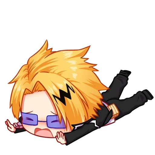 pianto, chibi bakugo, personaggi anime, la mia eroica accademia