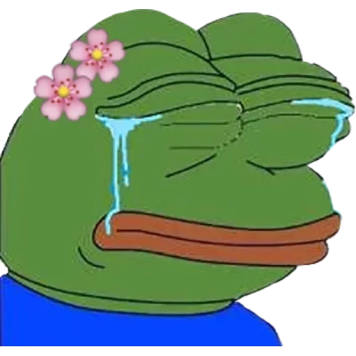 pepe está chorando, o sapo é triste, sapo chorando, o sapo está triste, sapo chorando pepe