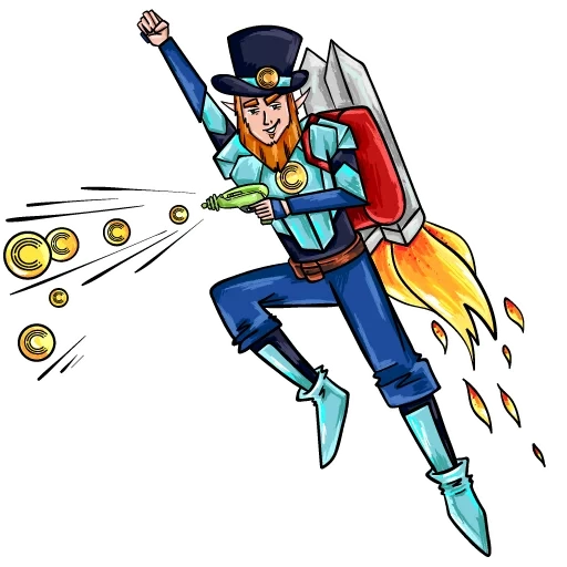 anime, cow-boy, cow-boy de dessin animé, inspecteur gadget art, chapeau de cowboy avec un pistolet