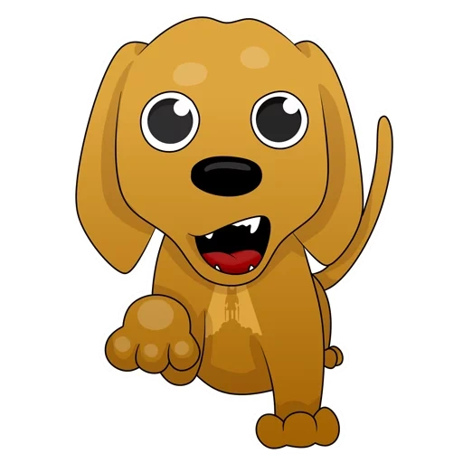 dog, teckel, chien sans fond, chien de dessin animé, chien de dessin animé