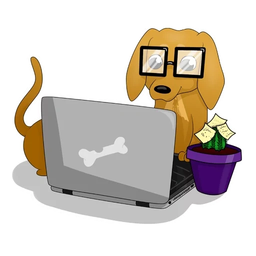 gato, web, en la computadora, computadora de animación, dibujos divertidos de gatos