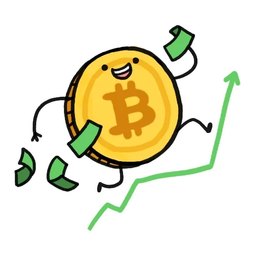 i soldi, sorridi soldi, sormine di denaro, segni di valute bitcoin, scambio di icone bitcoin