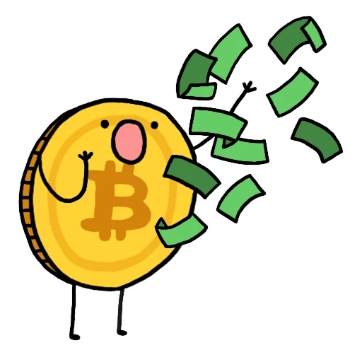 argent, smiley, money smiley, tête bitcoin, smiley fait fortune