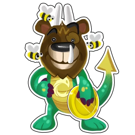 lion, luigi cat, master beaver, scooby-doo disc, thanos click mouse