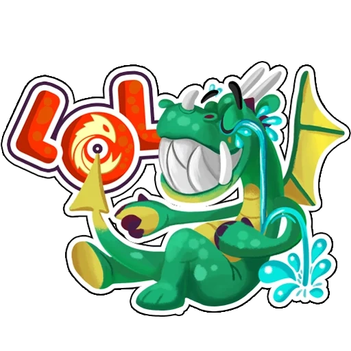 juego, dragón, animal a través de drago, serpiente golinichi, dragón de hielo dragonvale