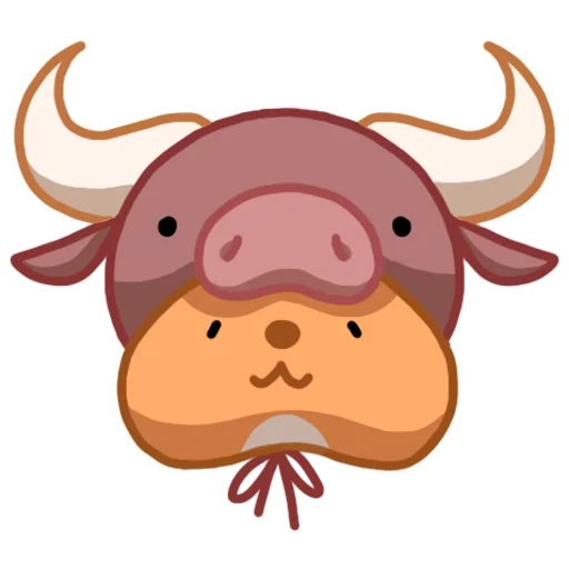 cow, yak bull, bull flate, the face of the cow