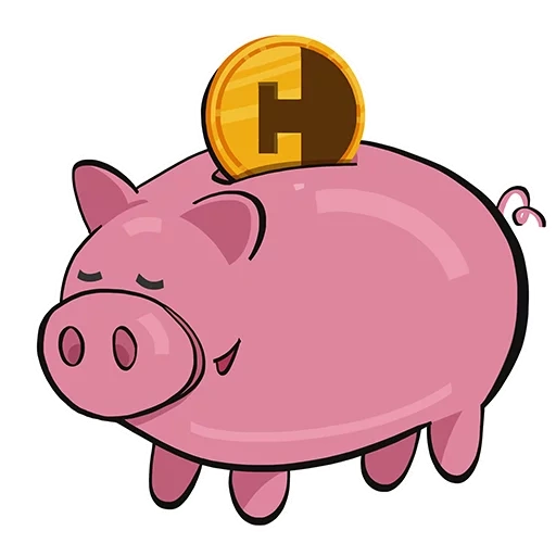 das schwein, mumps, die piggy bank, schweinchen sparschwein, schwein sparschwein vektor