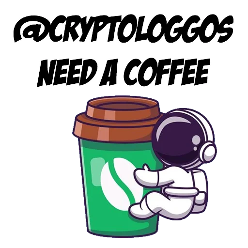 caffè, una tazza di caffè, l'energia del caffè, logo del caffè, caffè cosmonaut