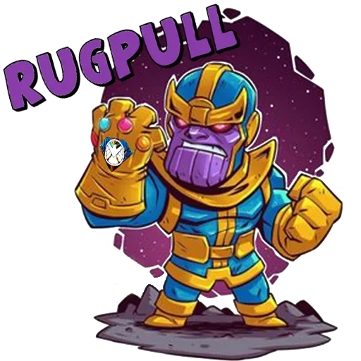 thanos, thanos, chibi thanos, cartoon thanos, thanos's artistic minimalism