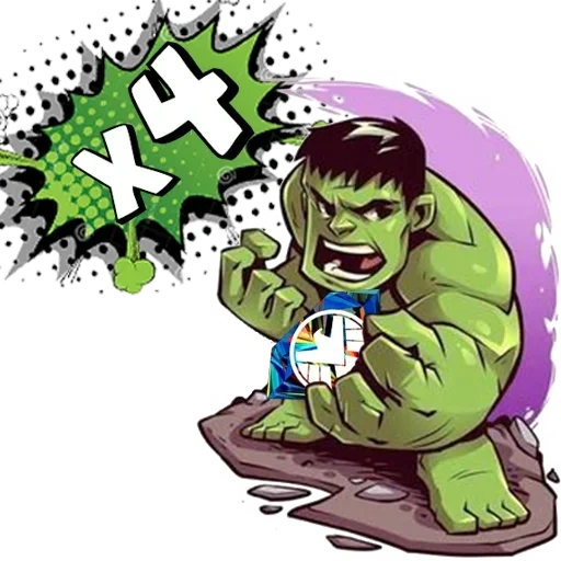 ponton, ponton, hulk marvel, mini hulk ivan, chibi marvel hulk