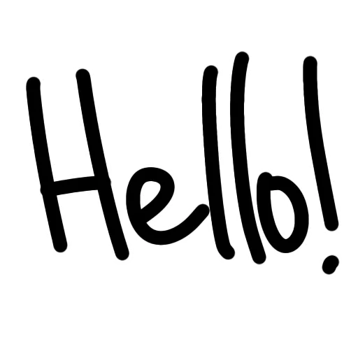 inscription, hello, hello 29 lettering, hello on a white background, black and white hello