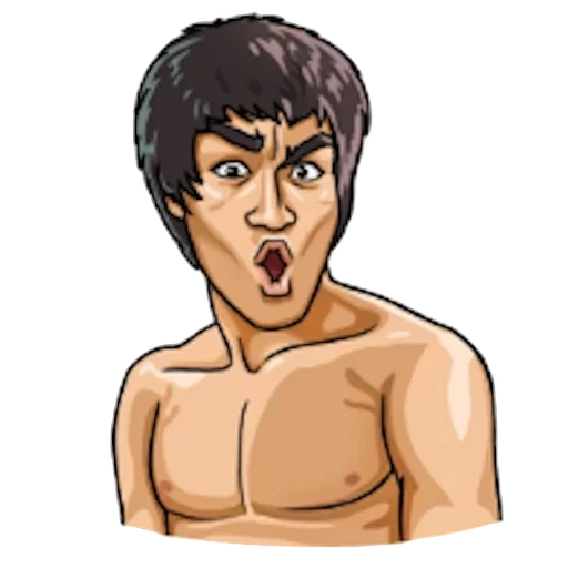 bruce lee, bruce lee emoji, bruce lee stickers