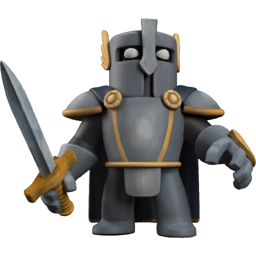 cavaleiro, um brinquedo, knight 3d, lopaty knight, mini pekka clash royale