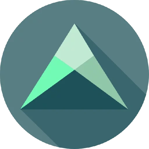 íconos, pictograma, logotipo de triángulo, logotipo triangular, logotipos geométricos