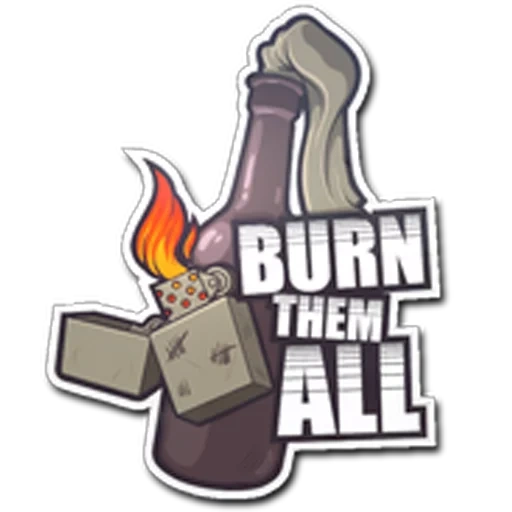 ks go, screenshot, burn them all, burn them all sticker