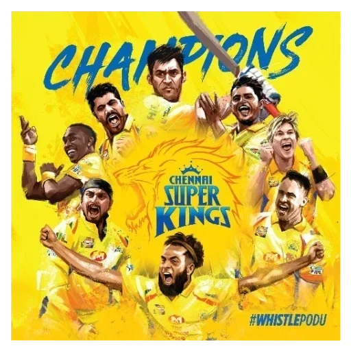 csk, criquet, ms dhoni, chennai super kings, affiche bombardée ott