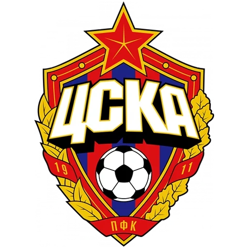 esercito centrale, pfc cska, distintivo cska, emblema del cska, logo pfc cska