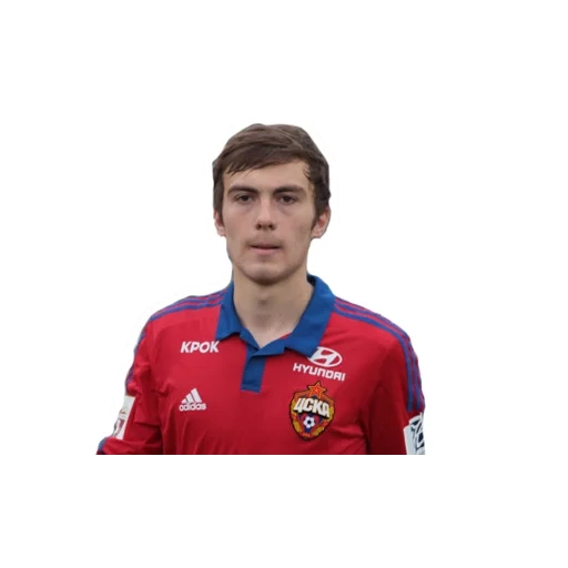 the face, männlich, pfc cska, cska-spieler, roman eremenko