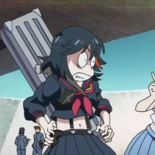 anime, ryuko ist obszönitäten, töte la kill, anime frau, töte la kill momente