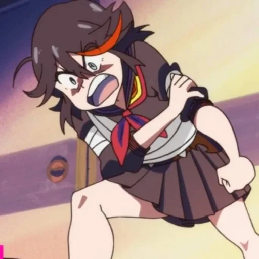 ryuko ist obszönitäten, ryuko matoi, töte la kill, anime charaktere, töte la kill anime