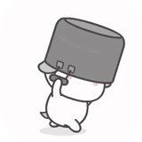 anime, karakter, gambarnya lucu, topi top amoning sebagai putih