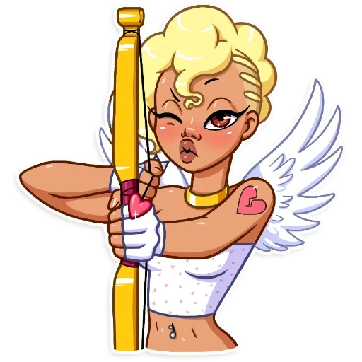 cupid, illustration, fictional character