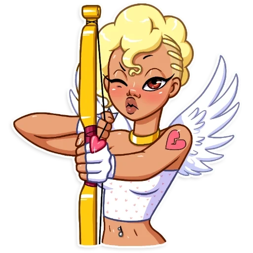 cupid, ilustrasi, karakter fiksi