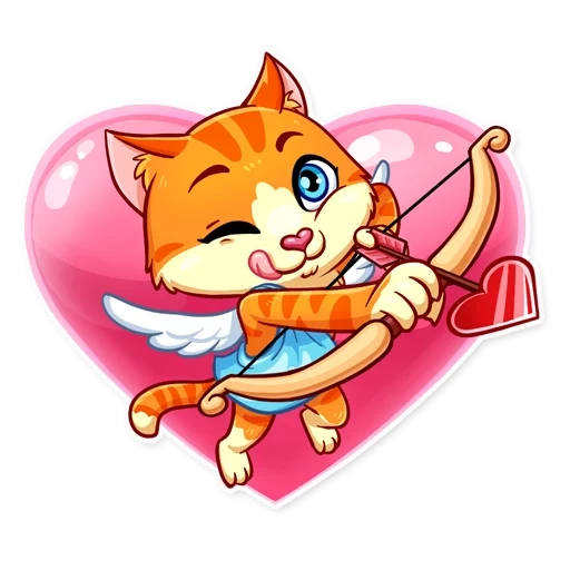 cat, focas, cupido de gato, cupido de gato