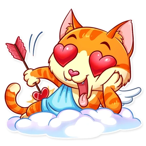 gato, gatos, o gato é cupido, watsap cats