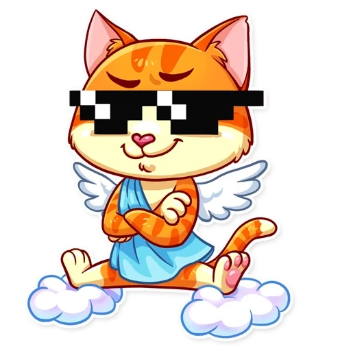 gato, gatito, cupido de gato