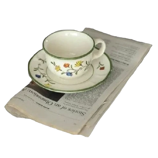 una taza, pareja de té, taza de té, una taza de platillo, porcelana de pareja de té