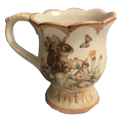 die gefäße, tasse groß, englisches porzellan, elianto pitcher lcs656-el-al, tasse madonna aus böhmischem porzellan