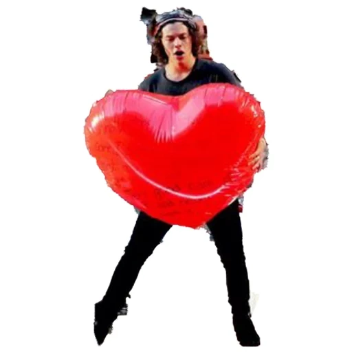 jantung, the big heart, hati yang besar, balon berbentuk hati
