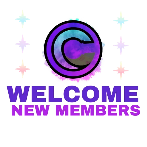 текст, логотип, баннер welcome, шаблоны логотипов, фиолетовый логотип