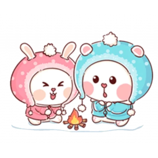 kawai, sanrio, gambar kawai, pola yang indah, ilustrasi yang lucu