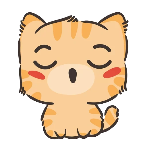 cat, lovely, cute cat animation, anime cat sadness, cute cat sticker