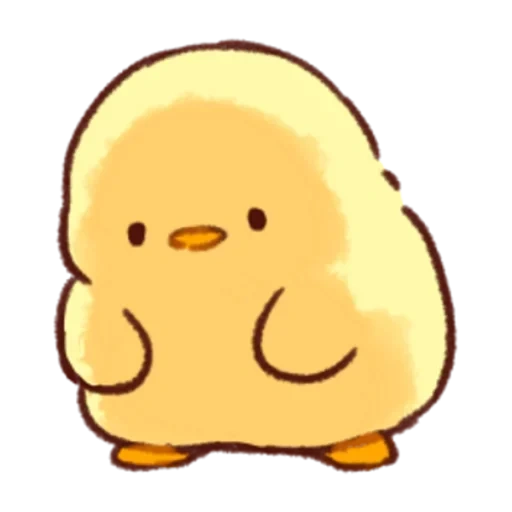 splint, a lovely pattern, soft and cute chick, soft and cute chick emoji