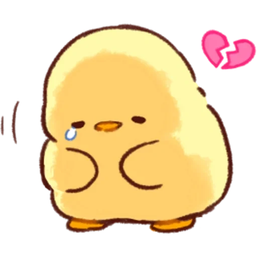 schöne muster, das bild von cavai, soft und cute chick, anime niedliche muster, soft und cute chick emoji