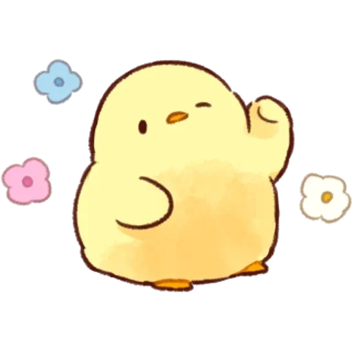 anak ayam, gambar lucu, cewek lembut dan lucu, gambar kawaii yang lucu