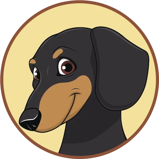 dachshund, day dog, dachshund vector, dachshund sticker, day day vector