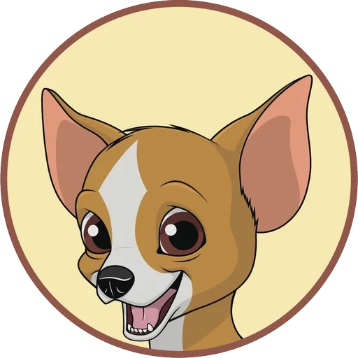 chihuahua, chienne de chihuahua, dessin de chihuahua, dessin animé chihuahua, cartun dog chihuahua