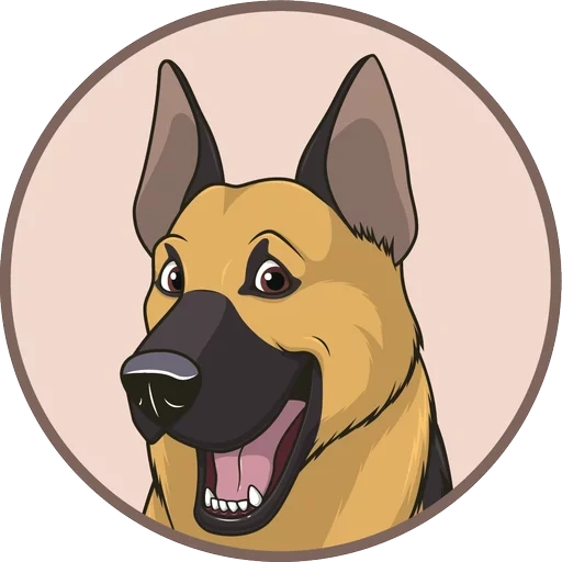 shepherd, german shepherd, cartoon shepherd's face, dog german shepherd, dog drawings german shepherd with an open mouth