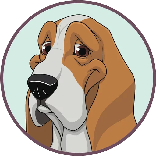 perro, basset hound, basset hound, basset hound dog, dibujos animados de perros grandes