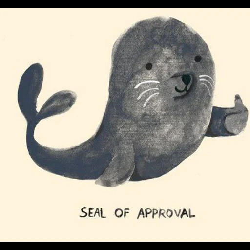 тюлень, серый тюлень, seal approval, тюлень морской котик, морской котик рисунок