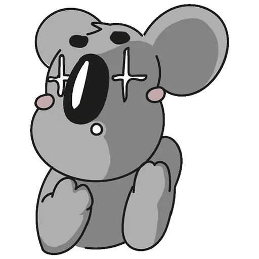 cartun, um brinquedo, koala clipart, os animais são fofos, cheburashka koala