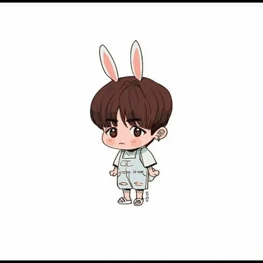 chibi bts, chibi chongguke, chibi in quanchongguo, chibi chongguo baby, chibi bts chongguo rabbit