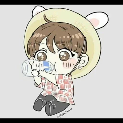 chibi bts, bts chibi, taiheng bts, chibi chongguk, chibi taiheng bts