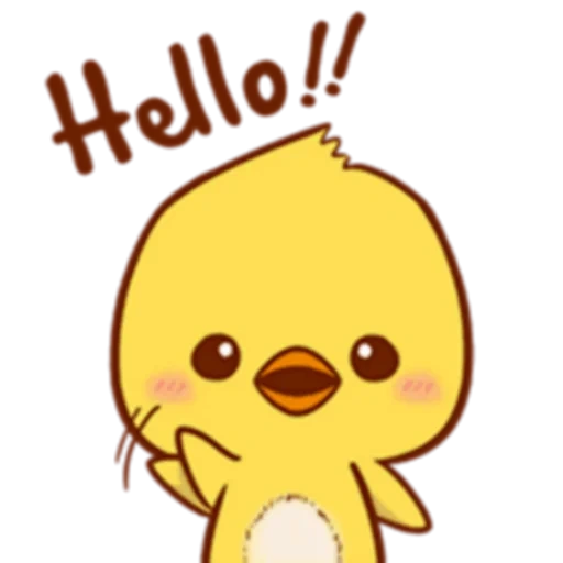 hello, pola yang indah, ayam kawai, bender congrats, check out the cute little chicken by am